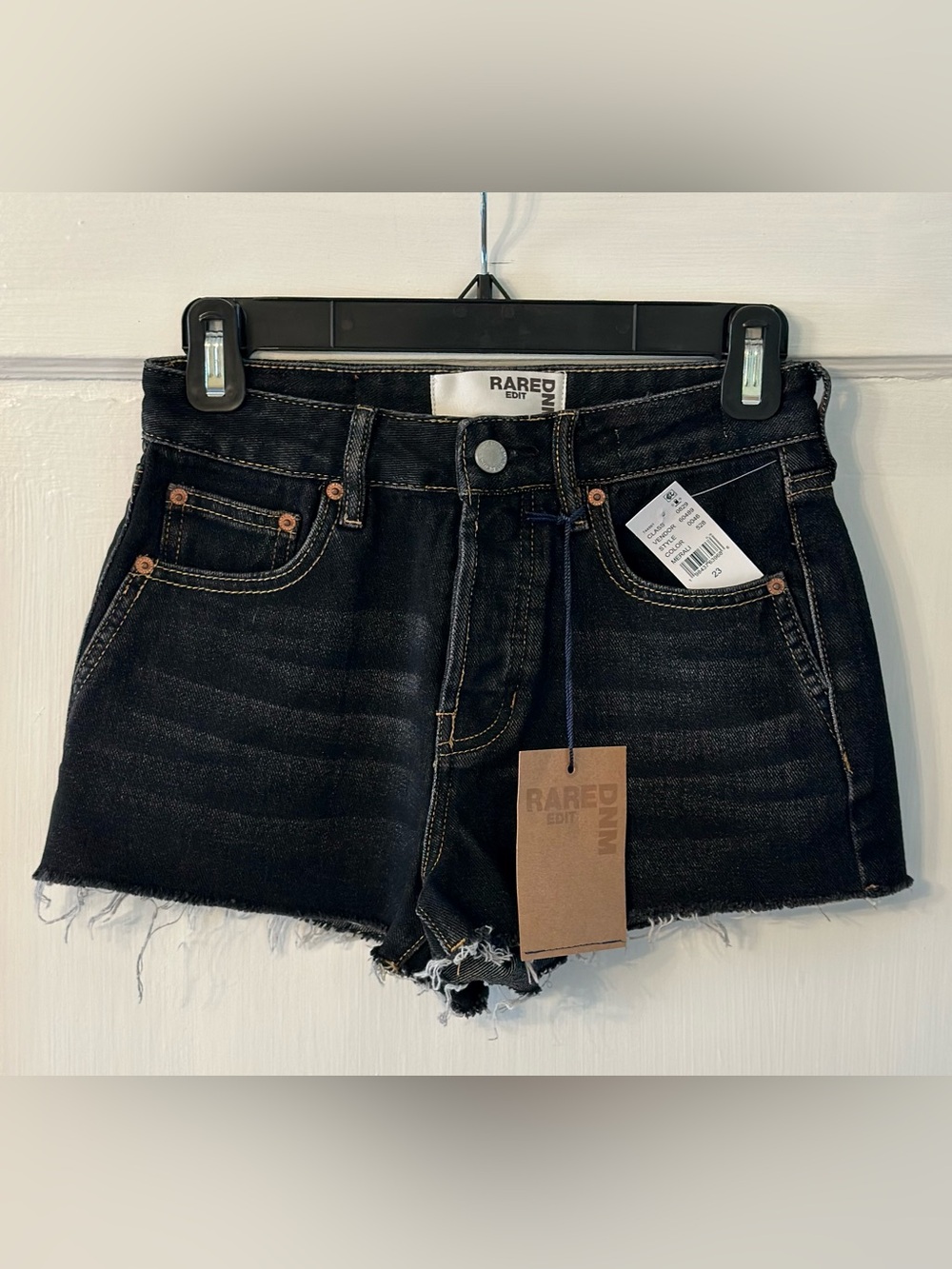 Rare Denim Distressed Jean Shorts Size 23